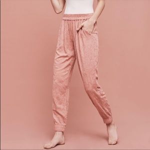 Anthropologie Versa XS embroidered jogger